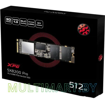 SSD диск ADATA XPG SX8200 Pro 512GB (ASX8200PNP-512GT-C) картинка 3